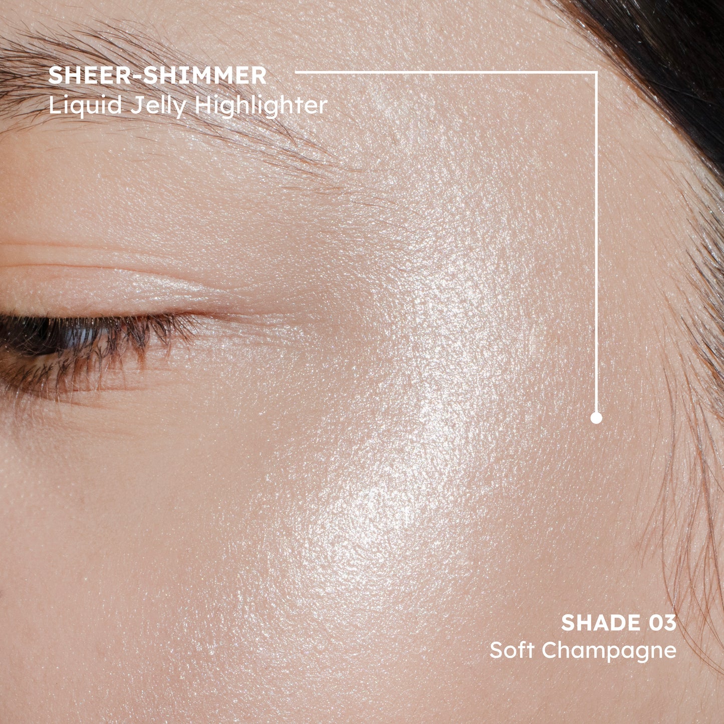 Sheer-Shimmer Liquid Jelly Highlighter SS 03