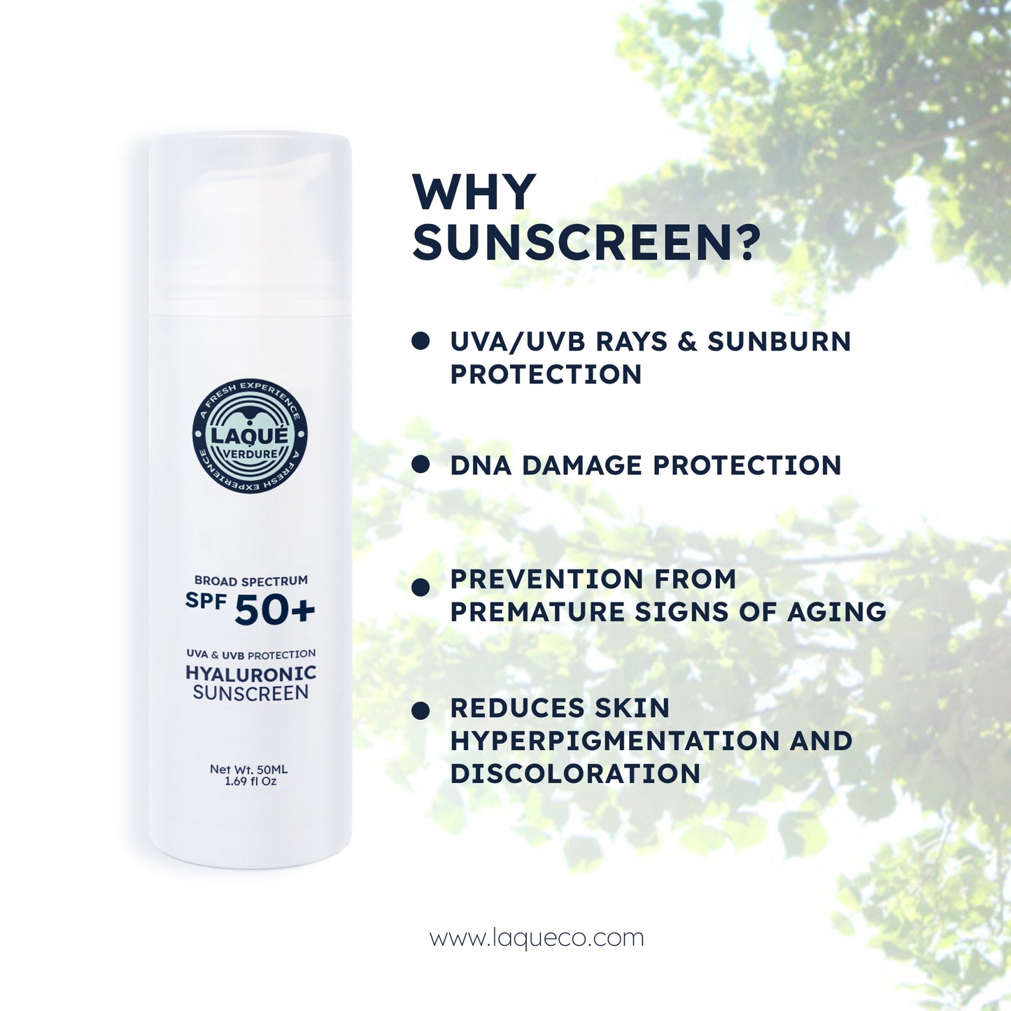 SPF50+ Hyaluronic Sunscreen Gel